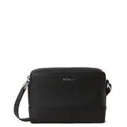[Mulberry] Small Farringdon Messenger Black Small Pebble Grain