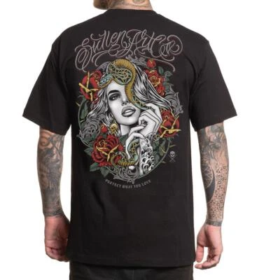 Sullen Clothing Fatal Beauty Standard T-Shirt - Traditional Tattoo Artwork Appar