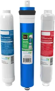 Reverse Osmosis Replacement Filter Set - Inline Carbon Block, Sediment Cartridge