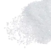 20g Crushed Glass Chip 1-3mm Irregular Glass White