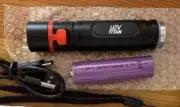365NM UV FLASHLIGHT, HIGH DEF BLACK-LIGHT, 5-CORE UV LED