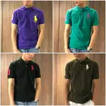 美國百分百【RALPH LAUREN】POLO衫 RL 短袖 網眼 大馬 素面 上衣 多色 男 XS S號 B003