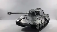 在飛比找露天拍賣優惠-MATO1:16全金屬德國虎王遙控模型坦克打彈紅外大型軍事合