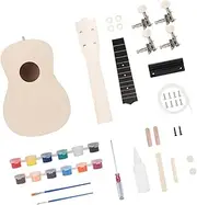 Totority Complete Wooden Ukulele Kit Assembled Diy Musical Instrument for Boys and Girls