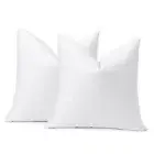 Pack of 2 Down and Feather Throw Pillow Inserts, 18 x 18x18 Inch (Pack of 2)