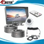 7" Monitor 4PIN Reversing CCD Eyeball Dome Camera Suzy Trailer Cable Caravan Kit