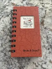 Spiral “Books I’ve Read A Reader’s Journal” From Write It Down! 5.75 In x 3 NEW
