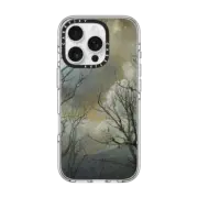 iPhone 16 Pro Clear Case MagSafe Compatible trees and clouds