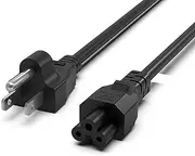 3 Prong AC Laptop Power Cord Cable Fit for LG TV Lenovo Dell HP Asus Acer MSI Razer Toshiba Sony Samsung Adapter Notebook Computer Charger Cable IEC-60320 IEC320 C5 to Nema 5-15P Three Prong