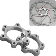 Bike Freewheel Threaded Hubs Disc Brake Rotor 6 Bolt Flange Adapter 44MM 2 Pcs