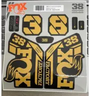 Fork Sticker for 2021 FOX 38 ENDURO Mountain Bike Bicycle Decals gold