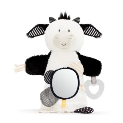 Demdaco Activity Puppet Mommy & Me "Cow" Soft Baby Plush Toy New Unisex