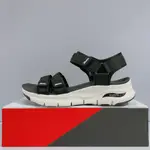 SKECHERS ARCH FIT SANDAL 女生 黑色 魔鬼氈 足弓支撐 涼鞋 119305BLK