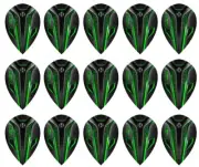 5 New Sets Harrows Noble Pear Dart Flights – Ships w/ Tracking - Green