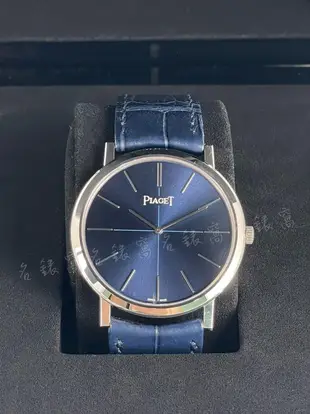 【現貨】Piaget 伯爵 G0A42107 Altiplano 60週年紀念款 18K白金錶殼 藍色錶盤 限量發行460顆