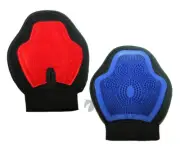 Pet Grooming Massage+Lint Remover Mitt Showmaster Curry Brush Horse Dog Cats Mit