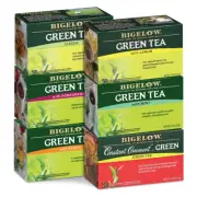 Bigelow Tea Green Tea Variety Pack, Classic Green Tea, Lemon, Pomegranate, Mint,