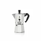 Bialetti espresso maker Moka Express 6 cups espresso aluminum silver 270 ml
