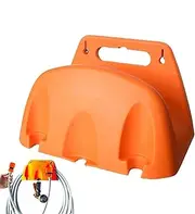 Hose Holder - Plasticc Wall-Mounted Garden Hose Hanger | Heavy Duty Hose Storage Reel | Garden Courtyard Watering Gardening Hose Rack for Extension Cords Hose Storage