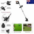 Cordless Grass Trimmer Lawn Electric Handheld Whipper Snipper Strimmer 2 Battery