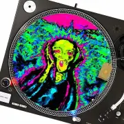 Ghost Scream Slipmat Turntable 12" for DJ Vinyl LP Audiophile