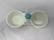 THL Ceramic 8in Blue Top Snack Tray BB02B52007