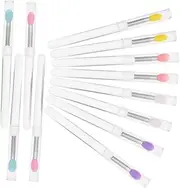 NULYLU Lipstick Compatible Portable Lip Brush Silicone Makeup Brush Set Multi-use Lip Applicator