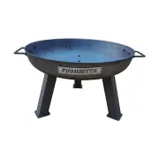 Fiammetta™ 55cm Rustic Euro Fire Pit Firepit Heavy Duty Cast Iron Bowl Outdoor