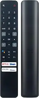 New RC901V FAR1 Replacement Voice Remote Control for TCL C825, C727, P725 Series Android TV with Shortcut Channel App Keys - Netflix, Stan, Prime Video, Disney+