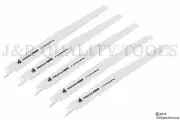 9" Reciprocating Bi-Metal Saw Blades / 5pc Set w/ 6-TPI Metal Wood Pruning Pipe