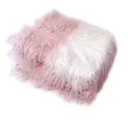 2 Tone or 3 Tone Luxury Faux Fur Long Hair Extra Large Throw Blanket 152 x 203 cm