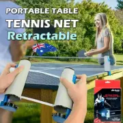 Retractable Table Tennis Net Portable Ping Pong Replacement Net Rack NEW