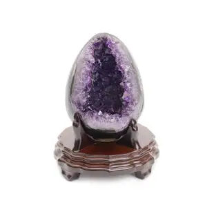 【吉祥水晶】烏拉圭紫水晶恐龍蛋 1.5kg(稀有特殊洞型 聚財旺氣好運來)