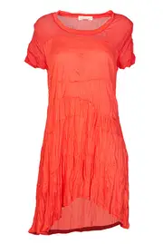 Jersey Mesh Panel Tunic--CLA-1589