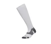 2XU Vectr Light Cushion Full-Length Compression Socks - White Size Small S