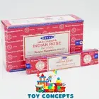 INDIAN ROSE NAG CHAMPA INCENSE STICKS 15g bulk lot pack satya scent fragrance