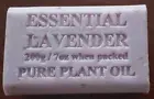 NATURAL EMBOSSED VEGAN OIL BASED LAVENDER SOAP 12 X 200G FREE EXPRESS POSTAGE