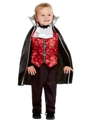 Little Dracula Toddler Boys Vampire Halloween Costume