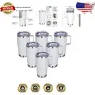 Reusable 20oz Insulated Tumblers with Handle & Straw - Perfect Group Gift Set