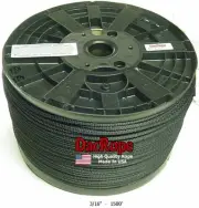 1500' 3/16" DACRON POLYESTER ROPE DOOMSDAY PREPPER DIPOLE ANTENNA GIN POLE, GUY