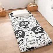 Japanese futon Mattress, Soft Sleeping pad for Adults, Portable Foldable Camping mat, Dormitory Room Bed, Full Size.(C,100x200cm)