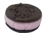 Fake Food Prop Baskin Robins Chilly Burger Strawberry Double Chocolate Chip