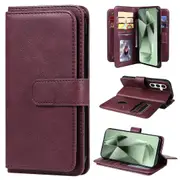 KT Multi-Functional Series-1 For Samsung Galaxy S24 FE Case Wallet PU Leather Phone Purse Bag