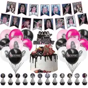 Blackpink For Fans Decorations - 1 Blackpink 18 Blackpink Balloons 17 Blackpink Cake Toppers 2 Ribbo Set E