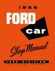 1956 Ford Shop Service Repair Manual Book Engine Drivetrain Electrical Guide OEM