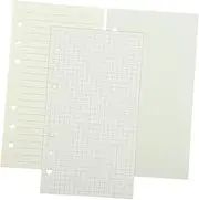 Tofficu Loose Leaf Notebook Refill Paper Inserts Blank Lined Pages Smooth Writing for Journaling Planning and Note-taking