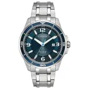 Citizen Eco-Drive Brycen Quartz Men's Watch, Titanium, Weekender, Silver-Tone (M