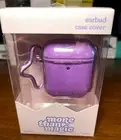 More than Magic Earbud Airpods 1st/2nd Gen Case Cover - Glitter Purple w/ Clip