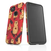 For Google Pixel 4a Case Armour Protective Cover Happy Quokkas