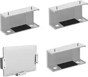 Under Desk Laptop Mount - Poweer Strip Laptop Tray, Couch Laptop Tray | Multifunctional Laptop Desk Mount with Screws, Under Desk Holder Shelf Rack Storage Bracket for Cable Boxes Modem TV Box